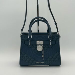 Michael Kors Navy Blue Satchel